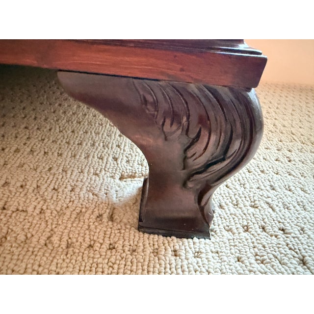 Wood Antique Chippendale Solid Mahogany Highboy Dresser by Northern Furniture Co For Sale - Image 7 of 18
