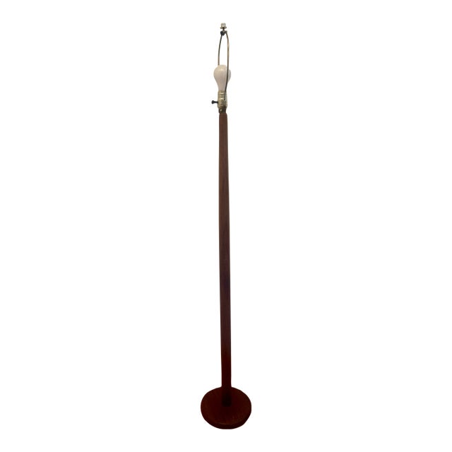 Vintage Danish Modern Style Teak Floor Lamp For Sale
