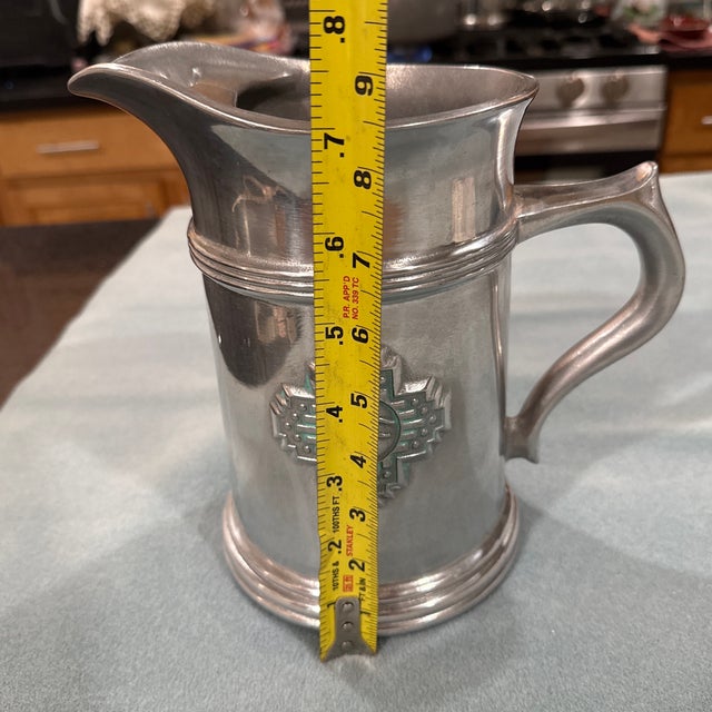 1970s Wilton Armetale Vintage Pitcher For Sale - Image 10 of 10