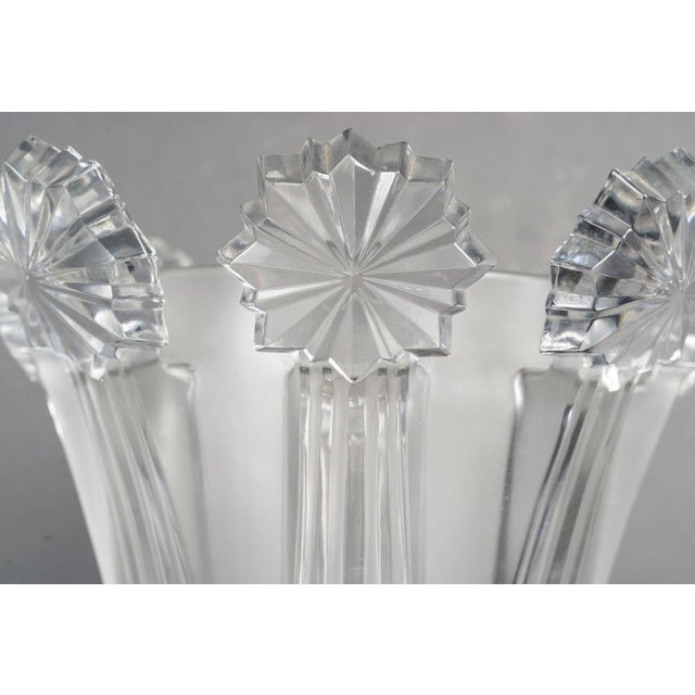 Sirius Crystal Vase by Marc Lalique, 1950 For Sale - Image 3 of 5