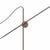 Iron Oxide and Leather Kusk Floor Lamp by Sabina Grubbeson for Konsthantverk For Sale - Image 4 of 7