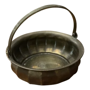 Vintage Brass Basket