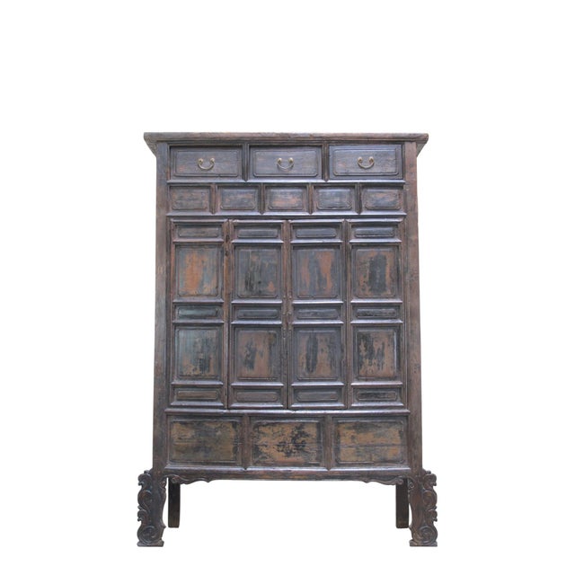 16th Century Imperial 16th Century Elm Display Cabinet For Sale - Image 5 of 18