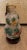 Vintage Mid 20th Century Hand Painted Chinese Bottle on Cherry Wood Stand For Sale In Los Angeles - Image 6 of 9