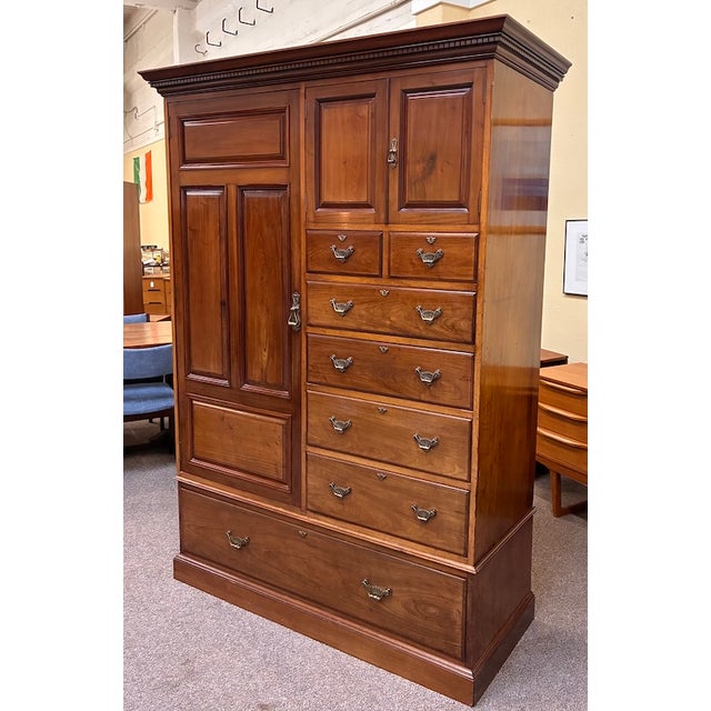 Nineteenth Century English Compactum / Armoire with Cedar Interior - Custom Made - Circa 1890 - UK Import Quality Built -...