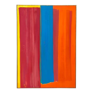 Mid Century Abstract in Primary Colors