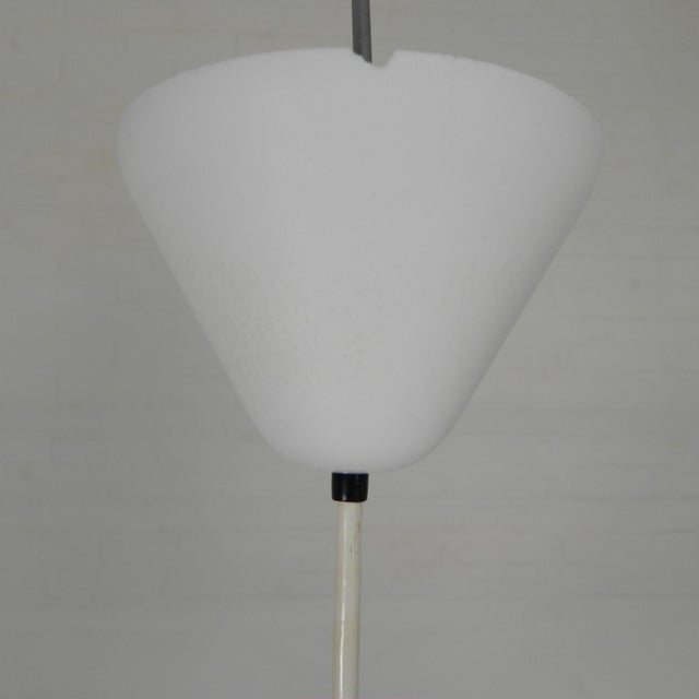 Vintage Plastic Sphere Pendant Lamp by Aloys F. Gangkofner for Erco, 1960s For Sale - Image 10 of 15
