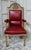 Antique Victorian Carved Oak Throne Chair, 1890 For Sale - Image 6 of 9