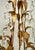 Mid 20th Century Hollywood Regency Gilt Tole Leaf & Crystal 5-Light Chandelier For Sale - Image 4 of 12