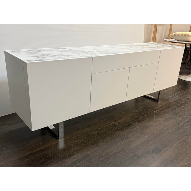 Calligaris Calligaris White Lacquered Horizon Sideboard For Sale - Image 4 of 12
