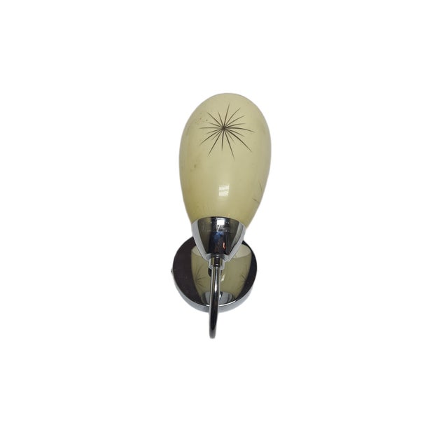 Khaki Pop Art Style Wall Lamp, Poland, 1960s For Sale - Image 8 of 12