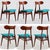 Vintage Dining Chairs by Louis Van Teeffelen, 1950, Set of 6 For Sale - Image 13 of 13