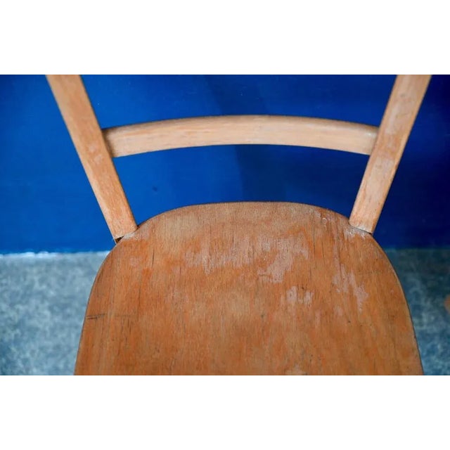 Wooden Children's Bistro Chair, 1950s For Sale - Image 4 of 9