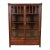 Limbert Style Antique Mission Oak Arts and Crafts Bookcase Cabinet, Circa 1910 For Sale