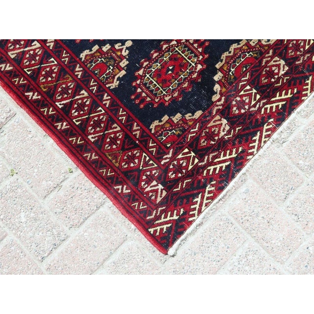 1960s Vintage Turkish Handknotted Area Rug - 47"x59" For Sale - Image 10 of 12