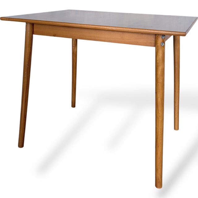 Contemporary Mid-Century Square Formica Dining Table, Former Czechoslovakia For Sale - Image 3 of 9
