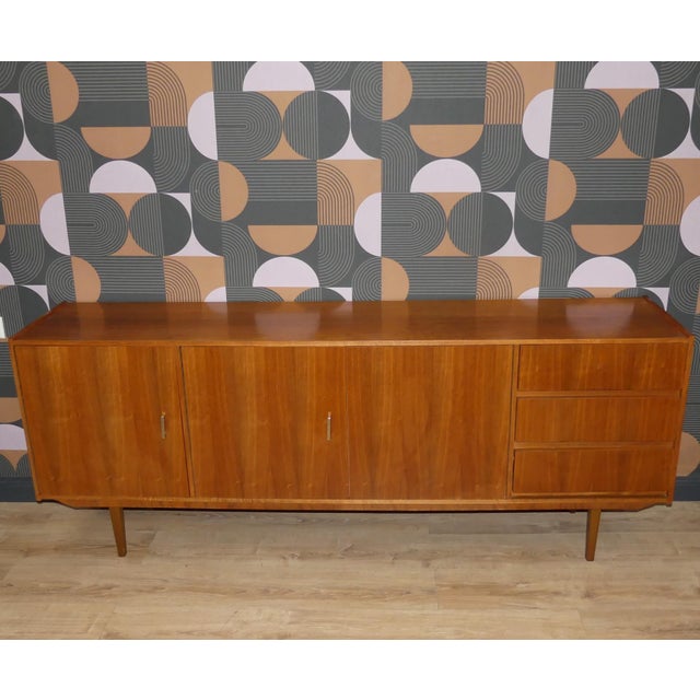 Large Sideboard in Walnut from MCM, 1960s For Sale - Image 18 of 18