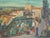 Le petit village' (languedoc), grape harvest, oil on canvas by paul braig (circa 1950s). The grape harvest is under way in...
