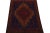 Tribal Rug & Kilim’s Baluch Tribal Rug in Navy Blue With Brown and Red Medallion For Sale - Image 3 of 7