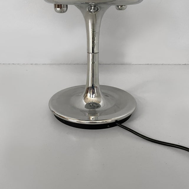 German Space Age Chromed Steel Table Lamp by Nagel, 1970s For Sale - Image 14 of 17