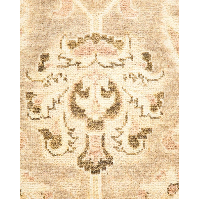 Contemporary Vintage Traditional Hand Knotted Wool Area Rug, Gray - 6'0" X 7'7" For Sale - Image 3 of 9