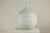 Large Artisan Unglazed Ceramic Vase with Pale Blue White Ribbed Finish For Sale - Image 11 of 13