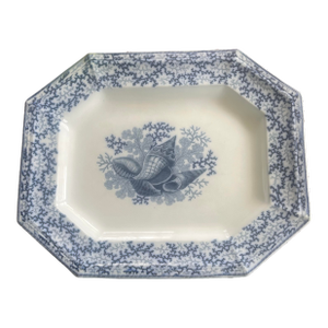19th Century Blue and White Platter