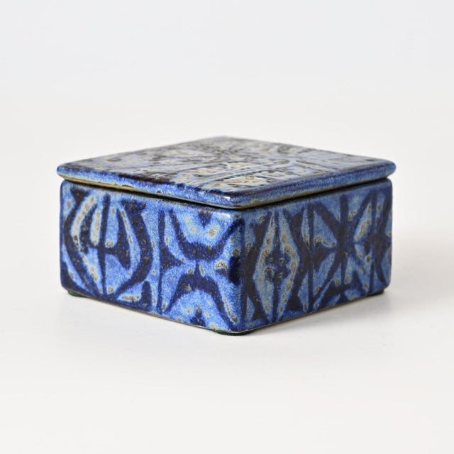 Mid-Century Modern Baca Series Ceramic Box by Nils Thorsson for Alumina Royal Copenhagen, 1970s For Sale - Image 3 of 10