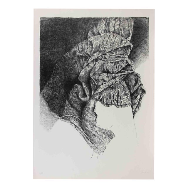 Mario Bardi, Veiled Figure, Lithograph, 1980 For Sale