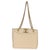 Beige Vintage Beige Quilted Lambskin CC Shoulder Tote For Sale - Image 8 of 9