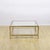 Vintage Glass and Brass Coffee Table, 1970s For Sale - Image 9 of 9