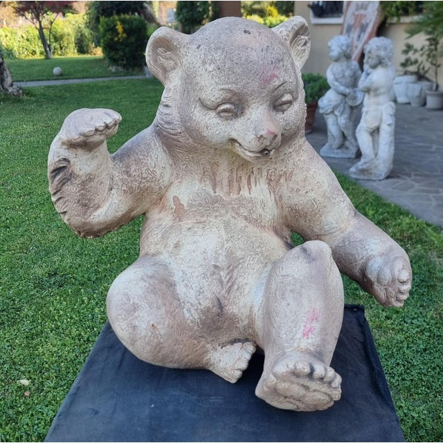 Beige Terracotta Teddy Bear from Heissner, 1910 For Sale - Image 8 of 10