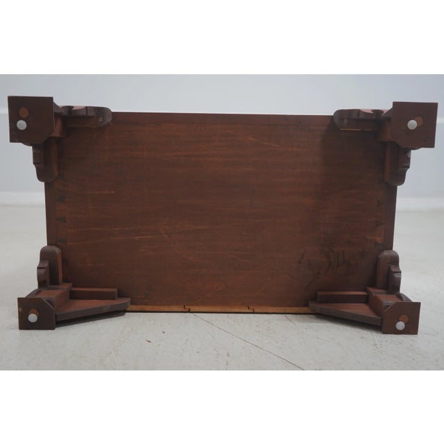 Louis Irion Bench Made Walnut Bachelor Chest For Sale - Image 10 of 12