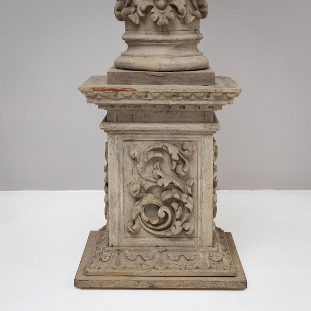 Antique Wooden Column, 1800s For Sale - Image 5 of 9