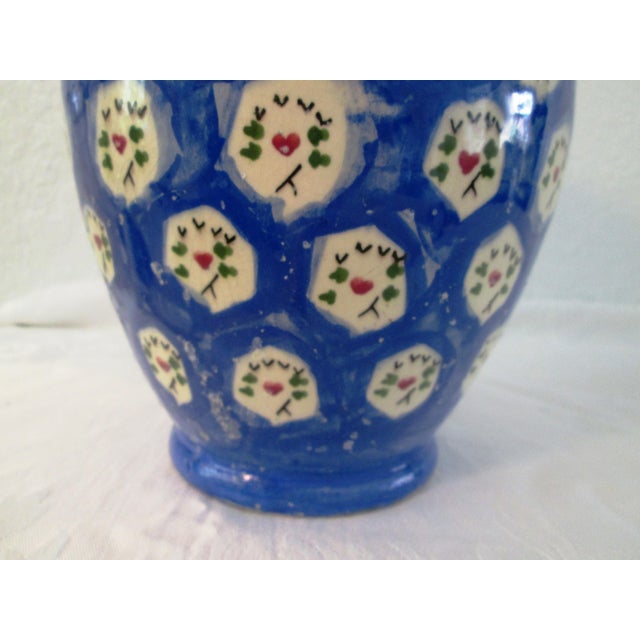 Portuguese Blue Pottery Vase Chairish