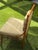 Embroidered Bamboo Chair For Sale - Image 4 of 5