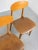 Mid-Century Modern Vintage Italian Leatherette Dining Chairs, Set of 3 For Sale - Image 3 of 18