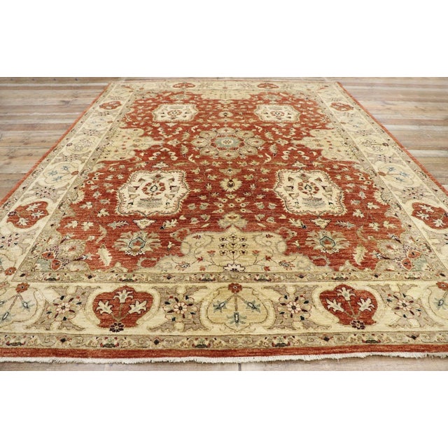 Textile Vintage Pakistani Rug - 08'11 X 12'00 For Sale - Image 7 of 9