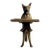 Vintage Fox Figurine Bronze Card Holder For Sale