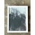 This vintage abstract expressionist painting captures a dense, dramatic mass of dark, layered brushwork rising from the...