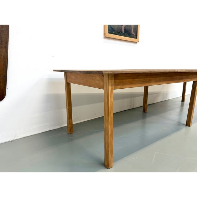 Large Table with Legs in Pine and Rubberwood, 1950s For Sale - Image 14 of 18