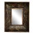 Late 20th Century Rustic Hand Painted Shadow-Box Wall Mirror For Sale