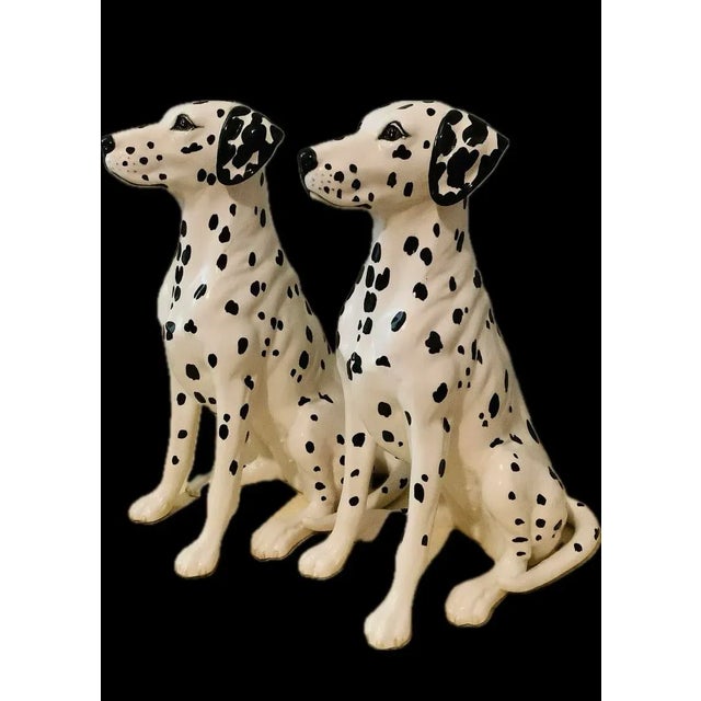 Mid 20th Century Royal Doulton Dalmatian Statues Made in England - A Pair For Sale - Image 5 of 9
