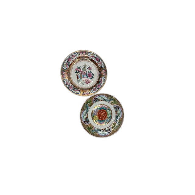 Perfect for a Chinoiserie gallery wall, plate rack, or dining room cabinet display, this matching set features gorgeous,...