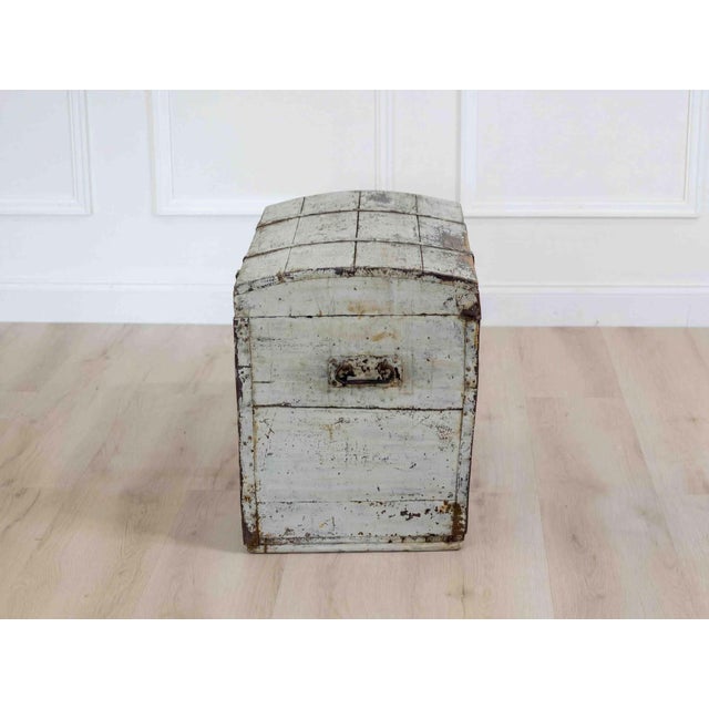 Scandinavian 19th Century Dome-Top Trunk For Sale - Image 9 of 9