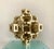 Gold Cubic Fusion Octahedral Pyramid, Original Abstract Sculpture by Vance Houston For Sale - Image 8 of 9