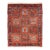 Vintage Turkish Tulu Rug With Bold Red Field and Blue Geometric Motifs For Sale