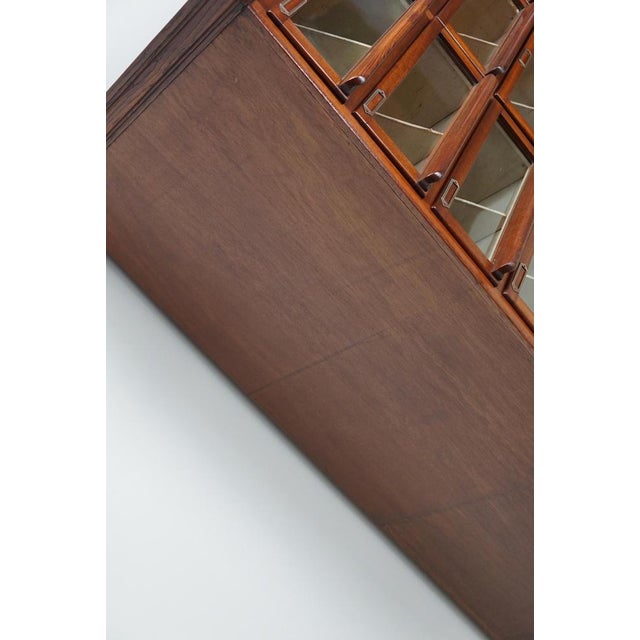 Vintage Dutch Oak / Mahogany Haberdashery Shop Cabinet, 1930s For Sale - Image 15 of 18