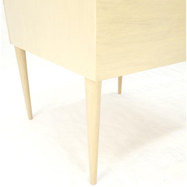 Mid-Century Modern Bleached Walnut Cork Tops Paul Frankl End Side Tables MINT! For Sale - Image 11 of 18