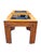 Brown Vintage Pair of Side or Accent End Tables Wood and Glass in Baker Style For Sale - Image 8 of 8